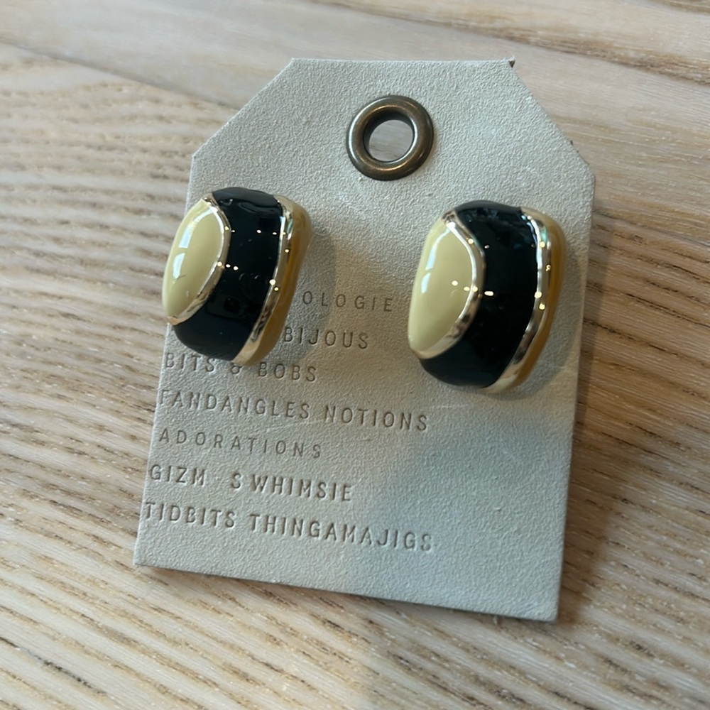 NWT Anthropologie enamel earrings